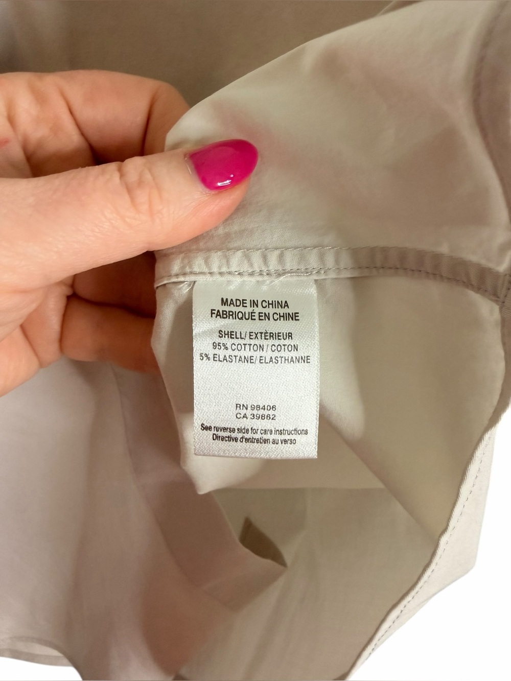 Theory Larissa 2 Button Down Shirt Off White Bone Office Women’s Sz Small - Picture 6 of 11